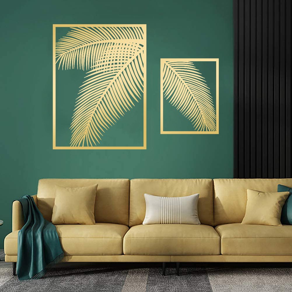 Palm Leaf Wall Decoration Gold