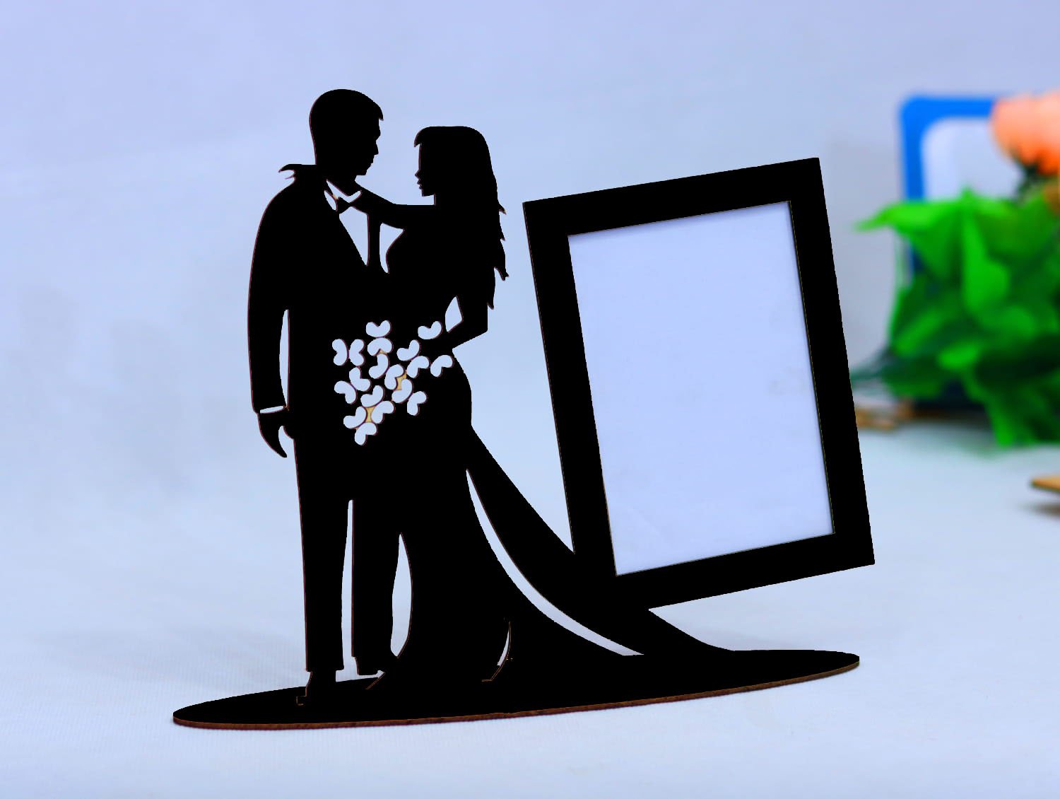 Wedding Photo Frame Black