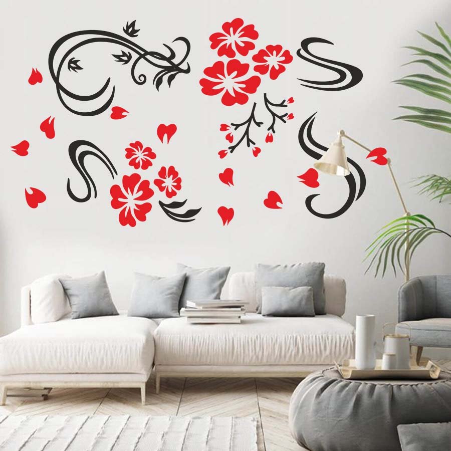 Flower Vine Acrylic Wall Decor 2