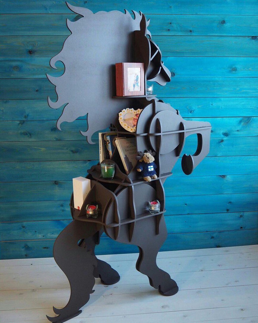 Horse Shelf Roaring Horse Bookshelf