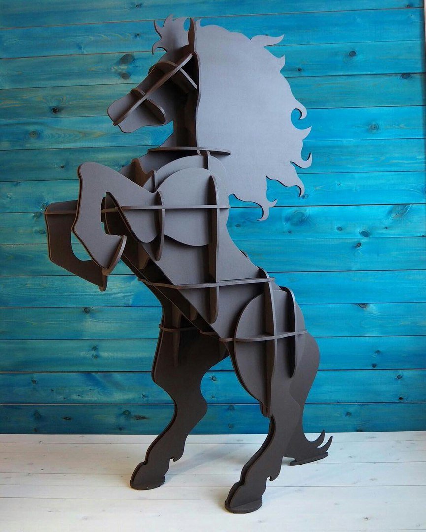 Horse Shelf Roaring Horse Bookshelf1