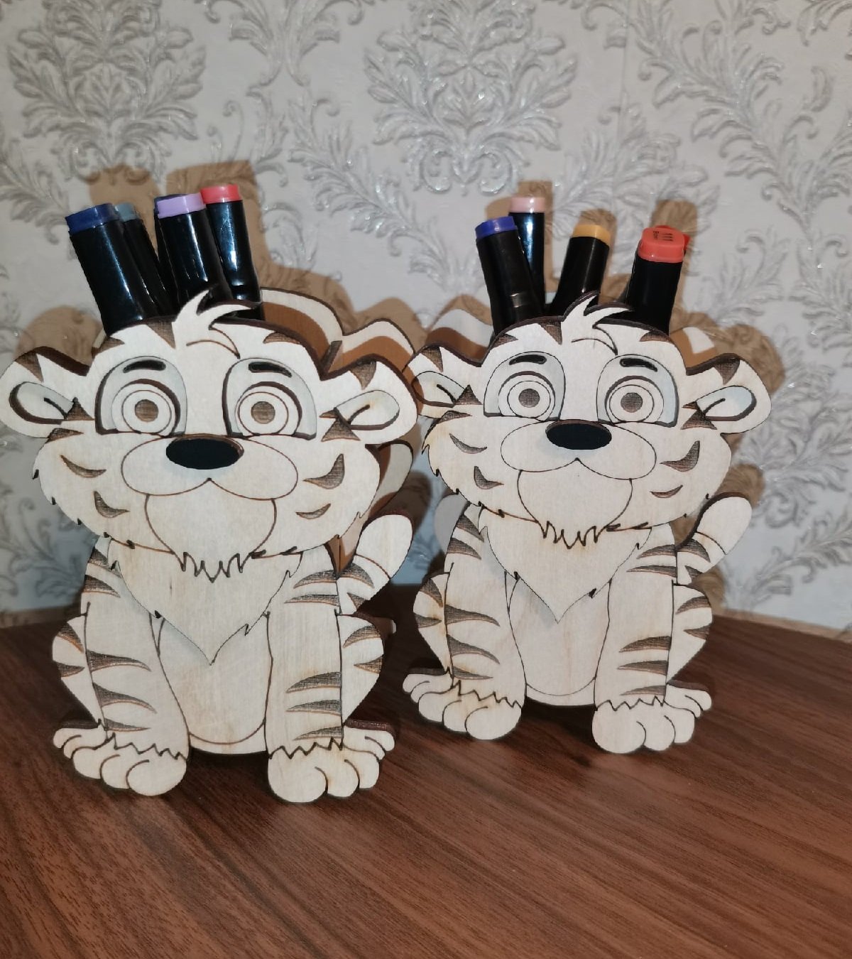 Tiger Pencil Holder