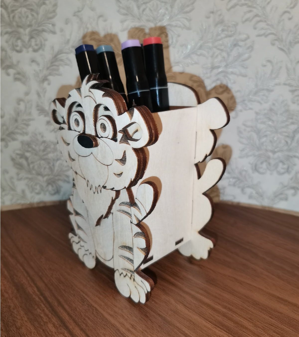 Tiger Pencil Holder1